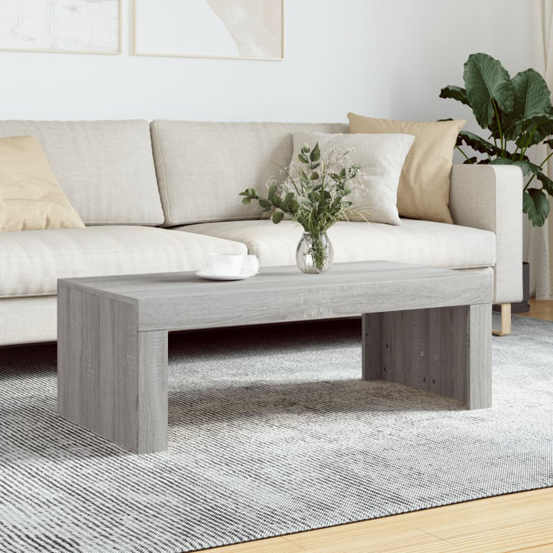 Noda Enclosed Coffee Table, Grey Sonoma