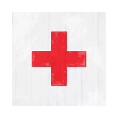 Red Cross - Wrapped Canvas Print