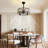 Garren 18.5"- 4 Light 7 Blade Twine Metal Caged Ceiling Fan With Remote Control And Light Kit Included