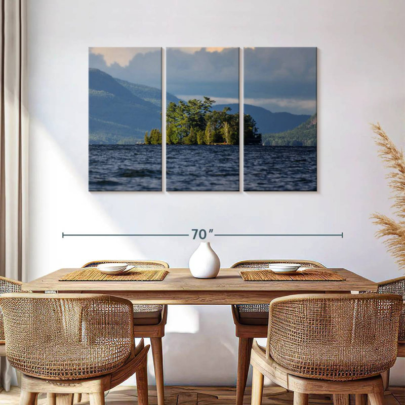 Alvord Lake George Island, 36" H x 57" W