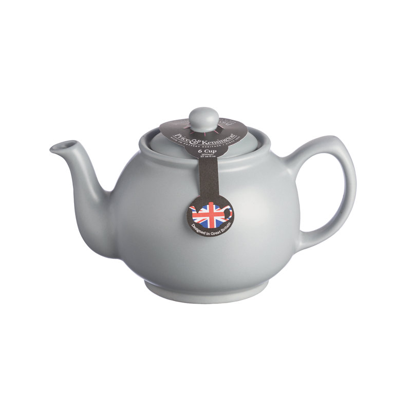 Price & Kensington Teapot, 6 cups, Matt Grey