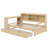 Multi-Functional Corner Daybed Featuring Storage Drawers, Desk, Charging Port-207856568