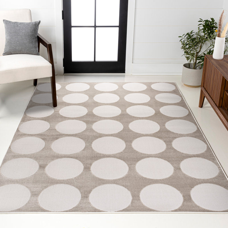 Tapis beige / crème Edden, Rectangle 2 pi 11 po x 5 pi