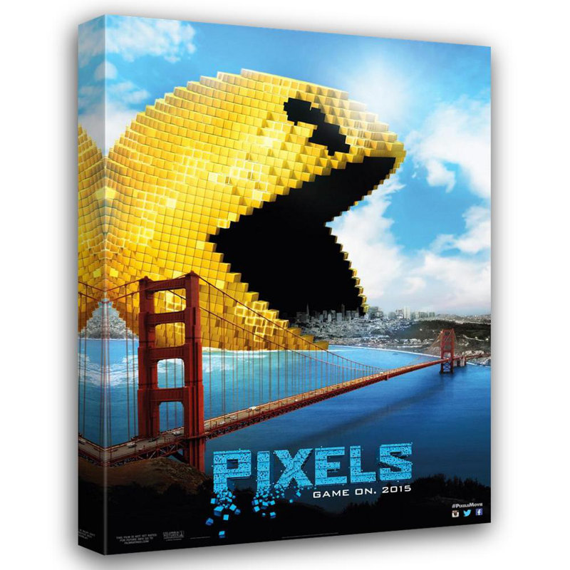 Pixels, 39" H x 28" W