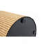 Ensemble de 2 tables basses gigognes, tables rondes en panneau de fibres à densité moyenne avec rangement intégré, tables d'appoint en grain de bois pour le salon et la chambre à coucher-1230028457