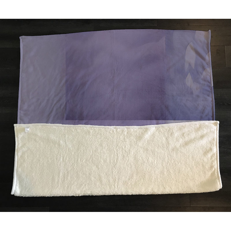 Throw Blanket, Geometric Shapes/Abstract, 68" W x 80" L, Purple/Brown