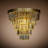 4-Light 16" Glam Tier Flush Mount With Crystal Accents