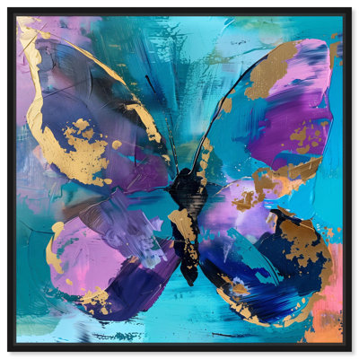 Jewel Toned Butterfly Colorful Wall Art by Art Remedy