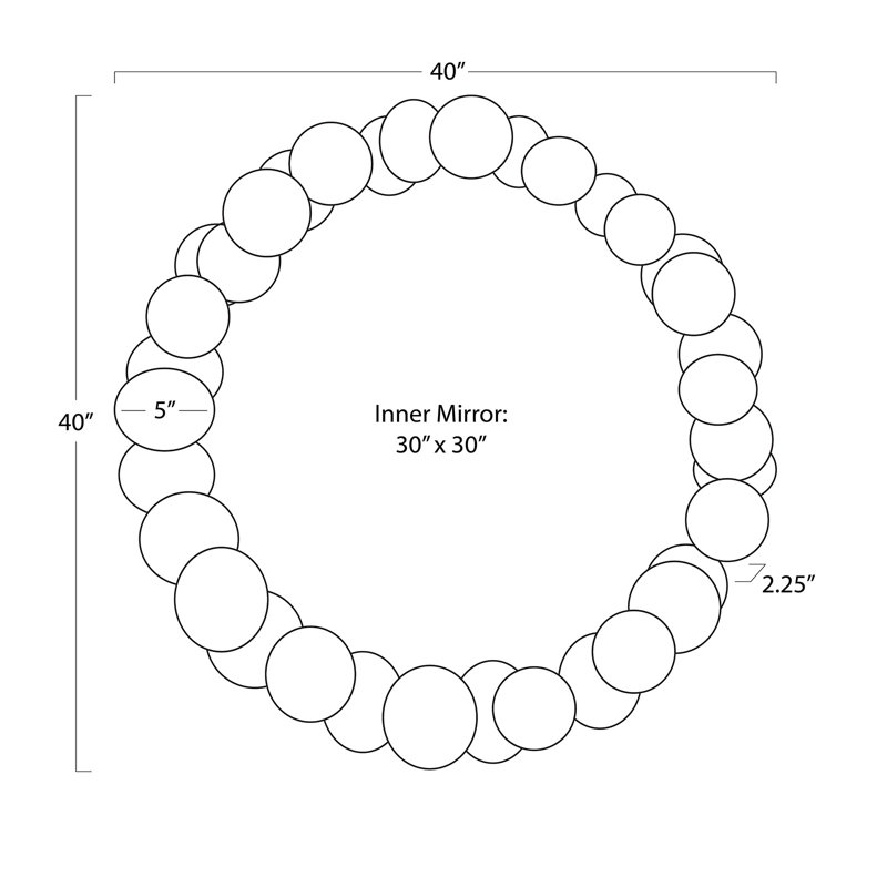 Ember Round Mirror