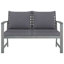 Chaise longue avec coussins 4 pièces-923268756