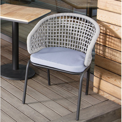 Heredia Patio Dining Armchair with Cushion