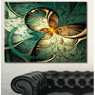 « dark yellow yellow fleur », reproduction d’impression sur toile tendue