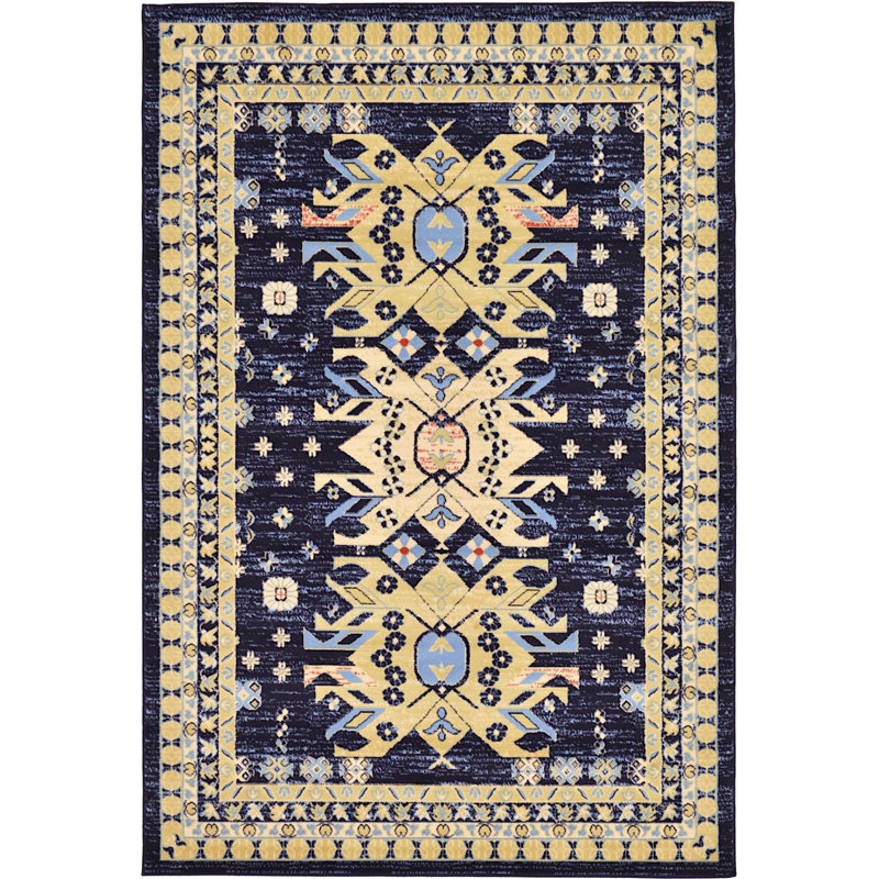 Adonnis Southwestern Indoor Rug, Rectangle 6' x 9'
