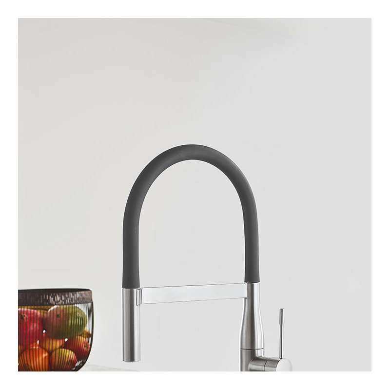 Bec de tuyau de cuisine Essence New, Chrome étoilé