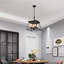 4 - Noir doré rétro - Luminaire antique pour la salle à manger de cuisine réglable avec chaîne
