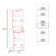 Garde-manger Lakeridge - Solution de rangement moderne avec finition en bois blanc et macadamia