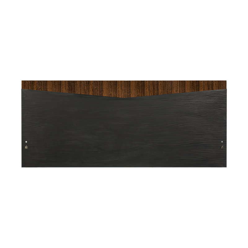 Kayner Bed With LED Lights - Charcoal, King