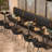 Light Luxury Vintage Cafe Restaurant Benches Faux Leather Upholstered Bench-101269947