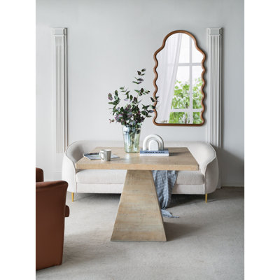 Table de salle à manger 40 po x 40 po x 29,5 po avec base piédestal