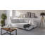 Corner Sofa And Footstool with Wooden Legs In Scandinavian Style Knutsford-58350953-58350955