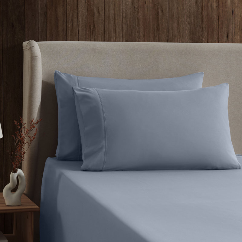 Ensemble de draps Luxury Collection Classic, Bleu ardoise, Double
