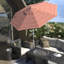 Parasol de patio blanc mat 11 pi.-10839842
