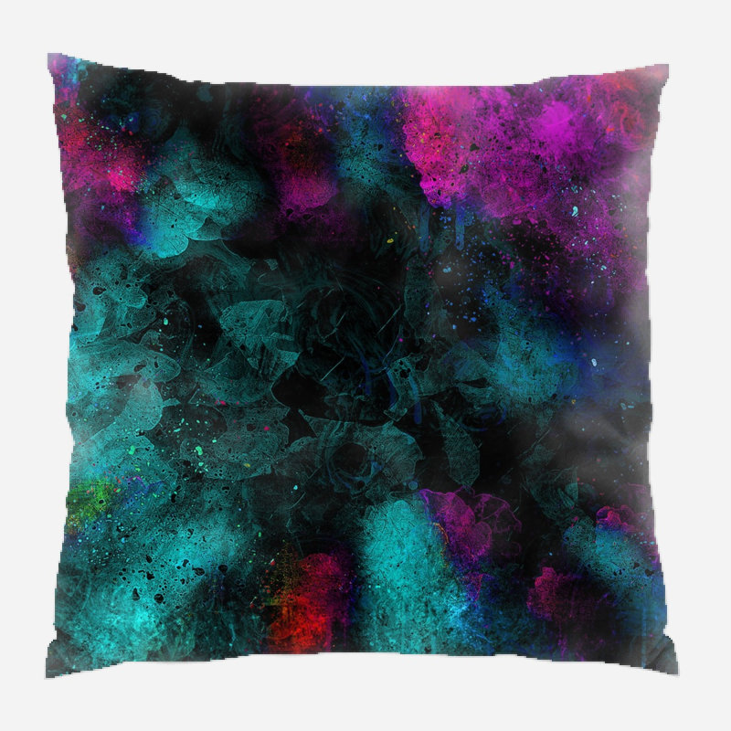 Coussin décoratif Cassana, Microsuède, Intérieur