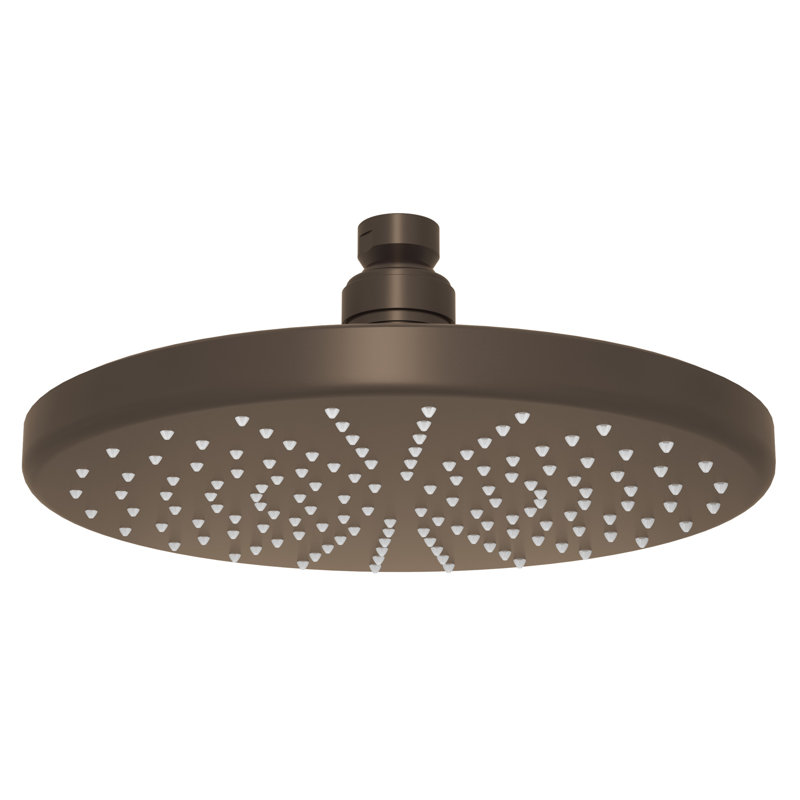 Rohl 8" Rain Showerhead, Tuscan Brass