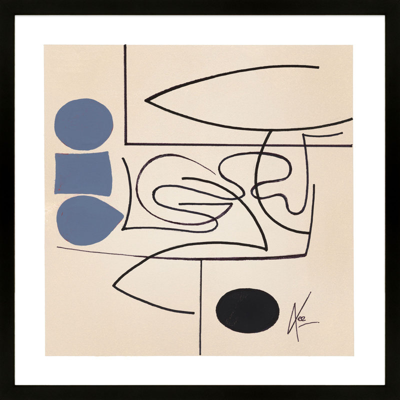 Reflection 2 Print by Lee Lessem, Black, 36" H x 36" W x 1.25" D