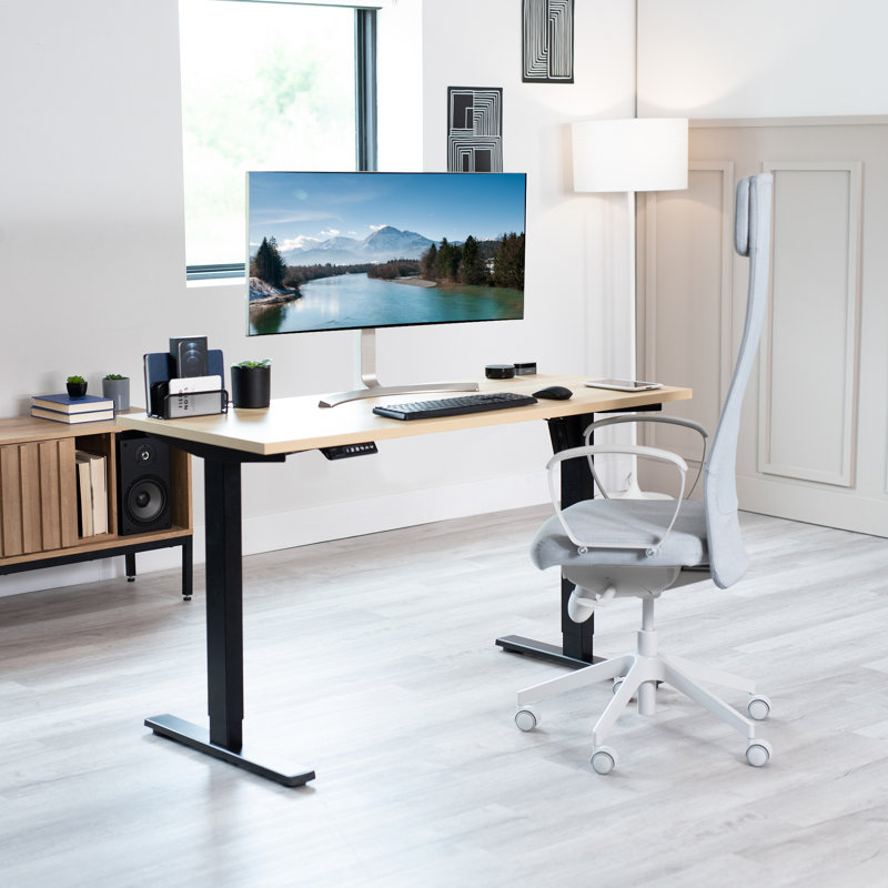 VIVO 55'' x 24'' Light Wood Particle Board Table Top