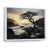 White Floater Framed