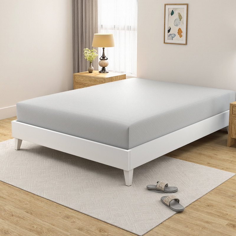Matelas simple ferme de 10 pouces dans une boîte - Mousse à mémoire de forme gélifiée et mélange de mousse de polyuréthane pour un transfert de mouvement faible et un sommeil frais
