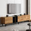 Meuble télé Evanuk, console multimédia, centre de divertissement avec grand meuble de rangement Evanuk-92541958
