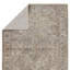 Tapis rayé fabriqué à la main Natonia en brun clair / crème-389333121
