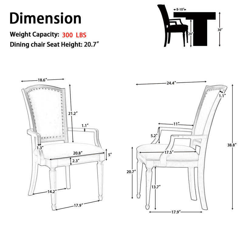 Shiketa 19'' H Linen Blend Upholstered Side Chair