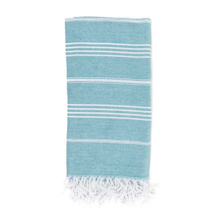 Turkish Beach Towel, 100% Cotton, Prewashed, 38 x 70 Inches