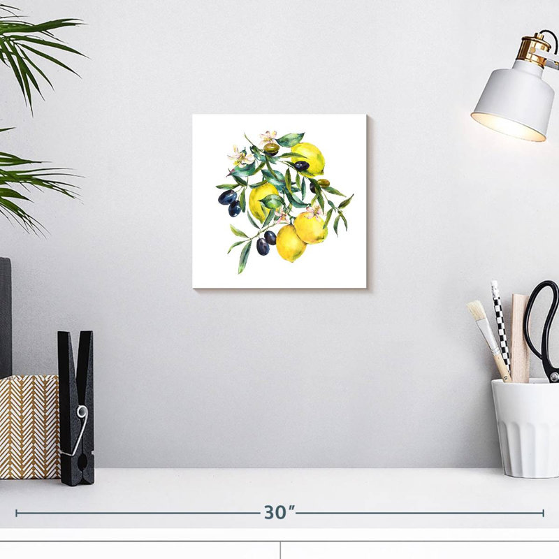 Yarlin Olives d'été et citrons, H 10 pi x l 10 pi