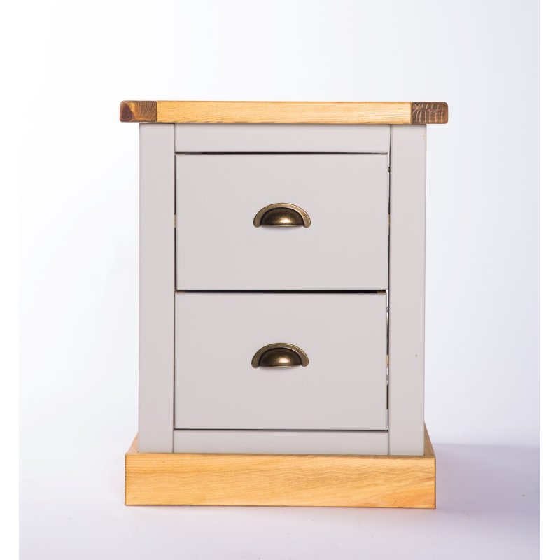 Casitas 45cm W Plywood / Laminate Board Bedside Table