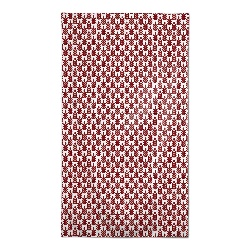Abdul-Mateen Floral Tablecloth, Red
