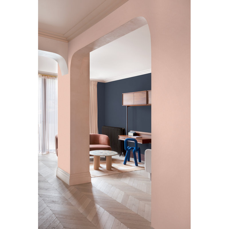 Papier peint texturé, Rose