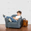 Chaise en micro-suède Keet-70145912