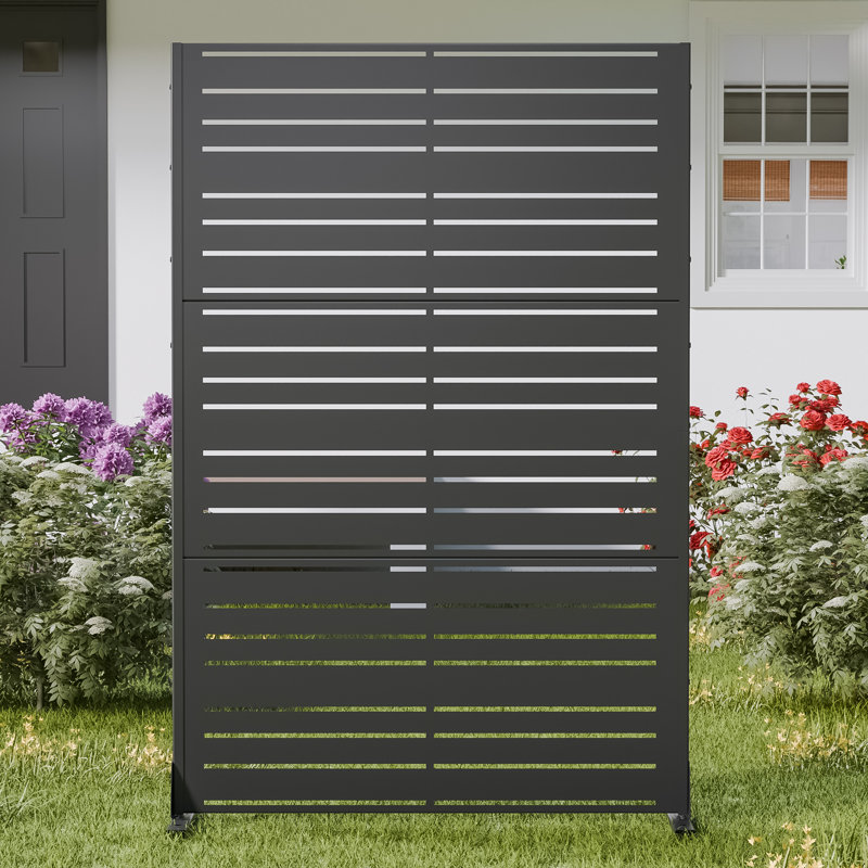 72"x 47" Outdoor Rectangular Metal Privacy Screen