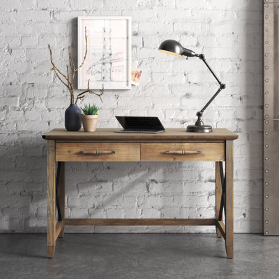 Bureau en bois massif Rihan