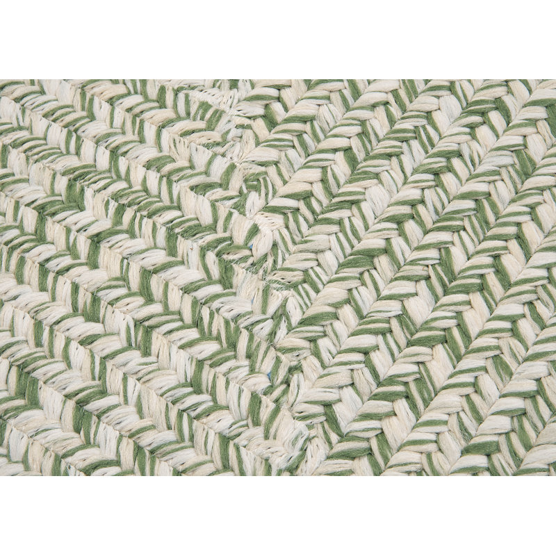 Tapis intérieur / extérieur Ashiah - vert, Rectangle 6 pi x 9 pi