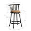 Tabouret de bar et de comptoir Chalfonte-1734374231
