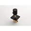 Valve de commande de douche en laiton noir mat Matt - 3/4 "en métal coulé, réglable, résistance à la corrosion, antirouille, processus d'installation simple, volume en métal noir, poignée, rouille, installation et utilisation rapides