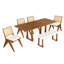 Ensemble de salle à manger extensible 6 pièces-31309023
