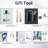 6Ft X 5Ft White Outdoor Metal Storage Shed - Galvanized Iron Frame Robustness Protected Steel Panels Transparent Endurance Plate Sliding Doors With Lock Easy Assembly Directions Durability Rot &-124311310-124311312