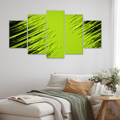 Tropical Fusion Collages - Abstract Collages Multipanel Wall Art
