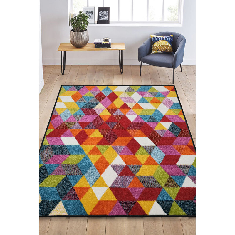 Debbera Machine Made Indoor / Outdoor Area Rug, Rectangle 80 x 150cm